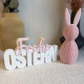 Schriftzug Frohe Ostern mit Hase Set